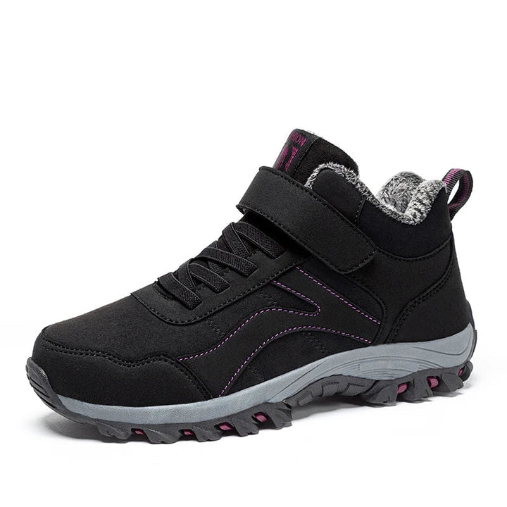 Eleganti scarpe da ginnastica invernali da donna con suola in morbida pelliccia sintetica per il massimo comfort e comodità