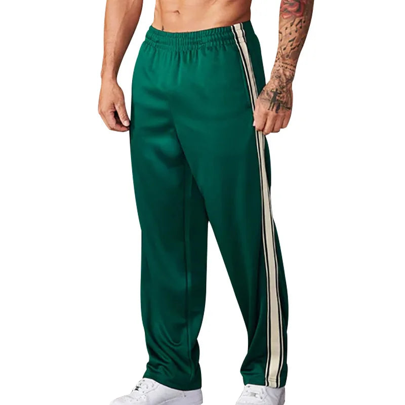 Confortevoli pantaloni da uomo con cerniera ed elastico in vita: vestibilità e comfort perfetti.