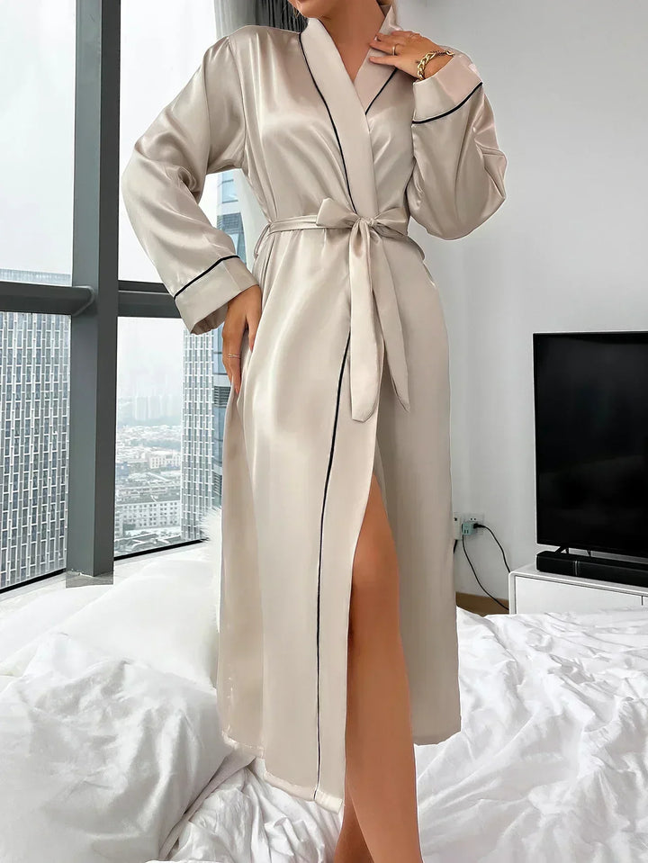 Luxuriöser Damen Kimono-Satin - Weiche & Leichte Loungewear - Eleganter Bequemer Schnitt für Damen