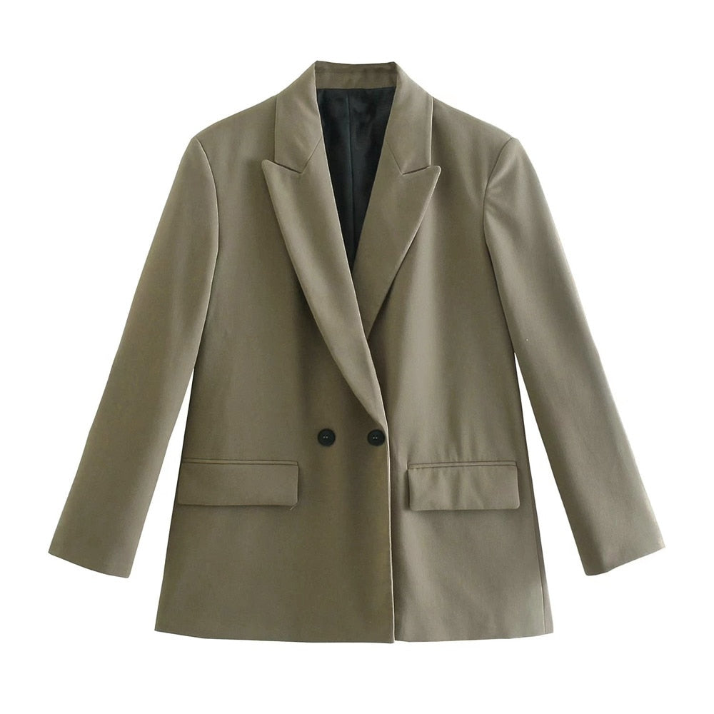PowerChic - Blazer doppiopetto da donna elegante e alla moda per uno stile eccezionale