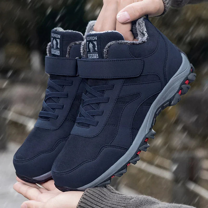 Eleganti scarpe da ginnastica invernali da donna con suola in morbida pelliccia sintetica per il massimo comfort e comodità