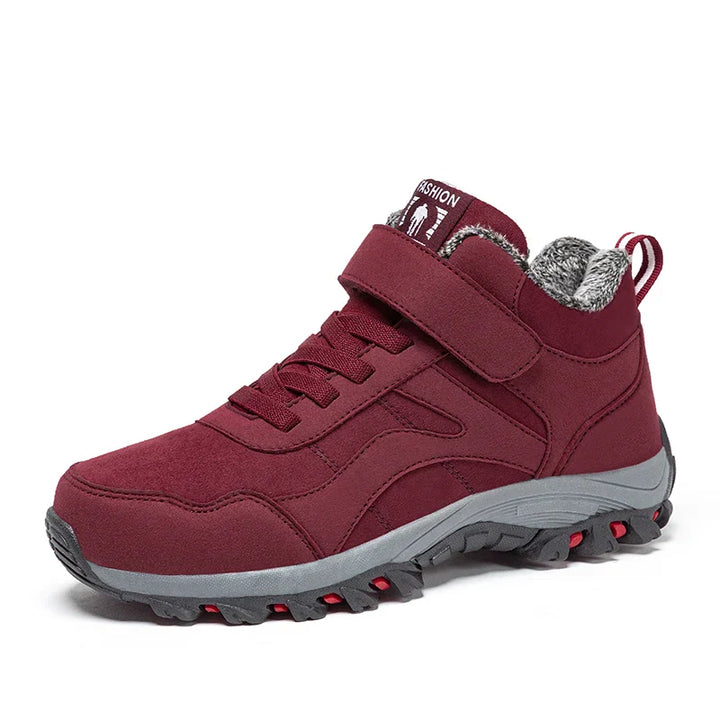 Eleganti scarpe da ginnastica invernali da donna con suola in morbida pelliccia sintetica per il massimo comfort e comodità