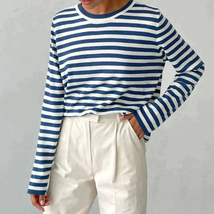 Elin - Felpa a righe per donne alla moda