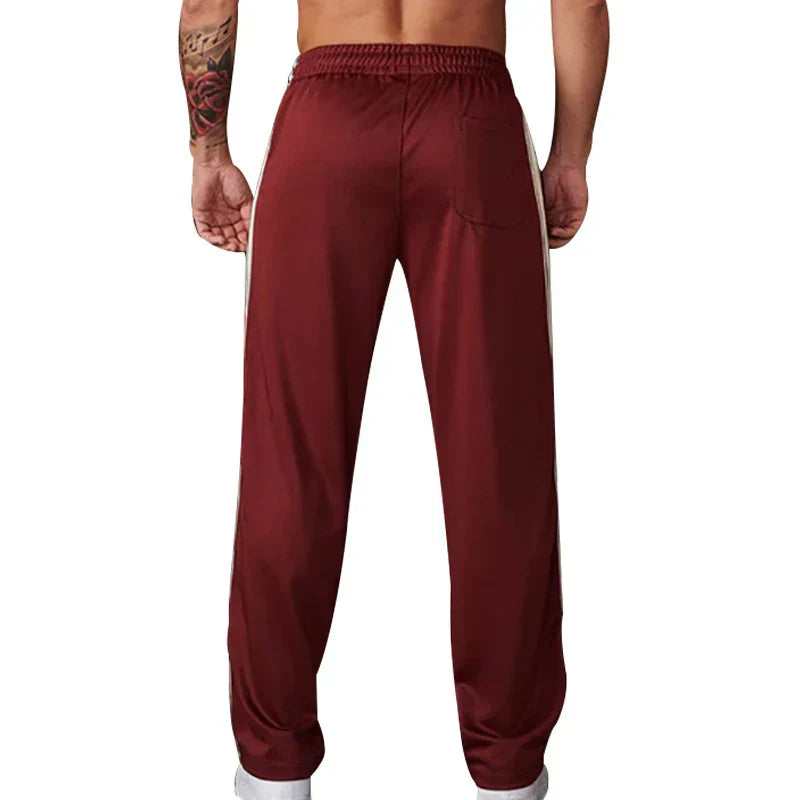 Confortevoli pantaloni da uomo con cerniera ed elastico in vita: vestibilità e comfort perfetti.