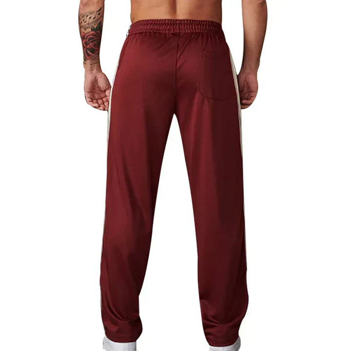 Confortevoli pantaloni da uomo con cerniera ed elastico in vita: vestibilità e comfort perfetti.