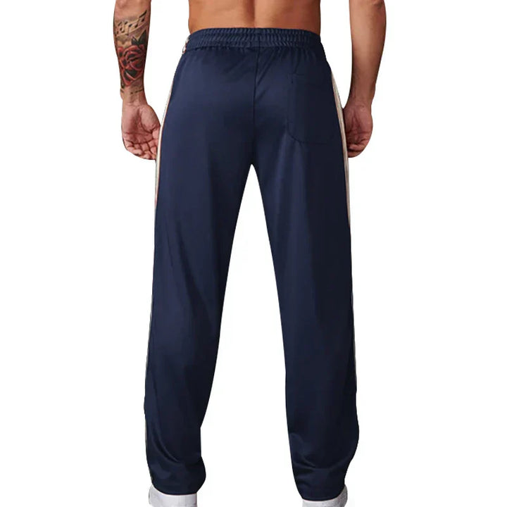 Confortevoli pantaloni da uomo con cerniera ed elastico in vita: vestibilità e comfort perfetti.