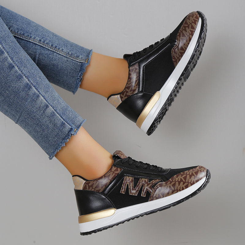 Baskets pour femmes Débarde en mesh basse avec semelle rembourrée - Confort e stile sportivo