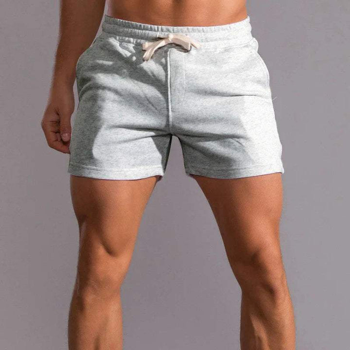 Pantaloncini da uomo con vestibilità elastica e cotone traspirante - vestibilità comoda e pratiche tasche laterali