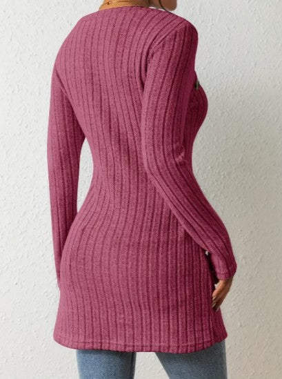 Camicette da donna eleganti con colletto e bottoni alla moda