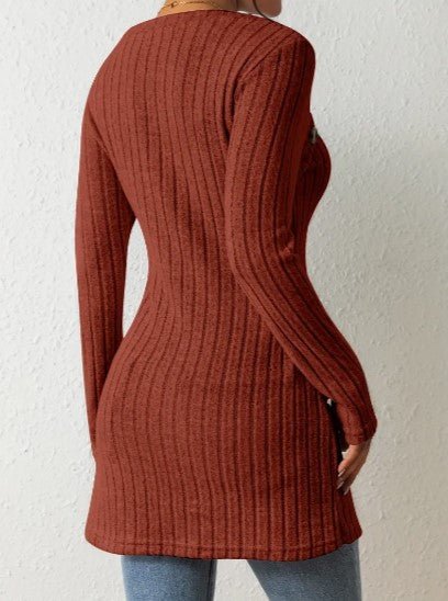 Camicette da donna eleganti con colletto e bottoni alla moda
