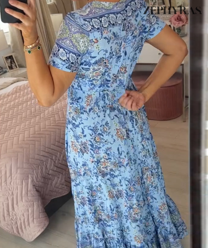 Abito estivo leggero da donna con motivo floreale