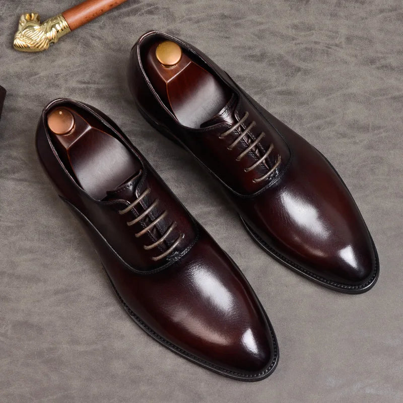 Eleganti scarpe oxford da uomo in pelle italiana - classici e stile per ogni occasione