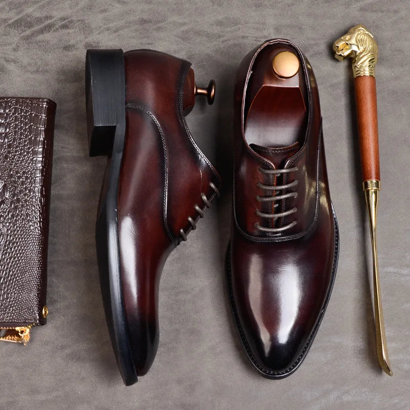 Eleganti scarpe oxford da uomo in pelle italiana - classici e stile per ogni occasione