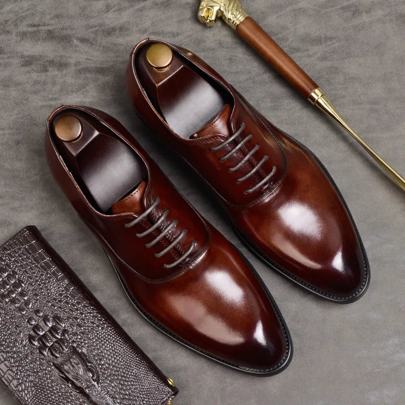Eleganti scarpe oxford da uomo in pelle italiana - classici e stile per ogni occasione