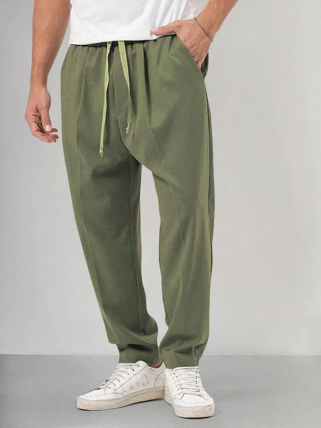 Set Kimono da uomo con gilet e pantaloni - Tessuto traspirante, confortevole stile casual