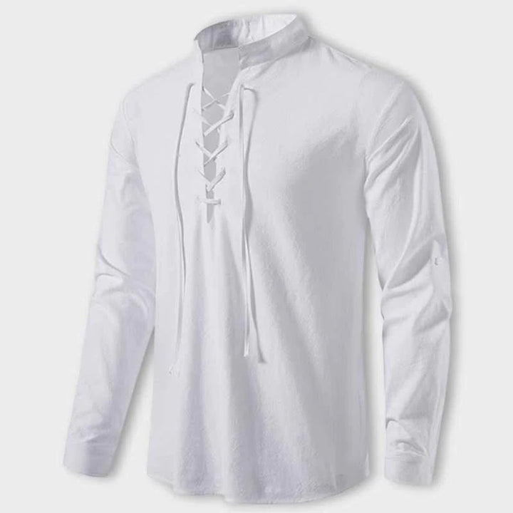 Camicia LASZLO con scollo a V - Un'opzione elegante e di classe per ogni occasione