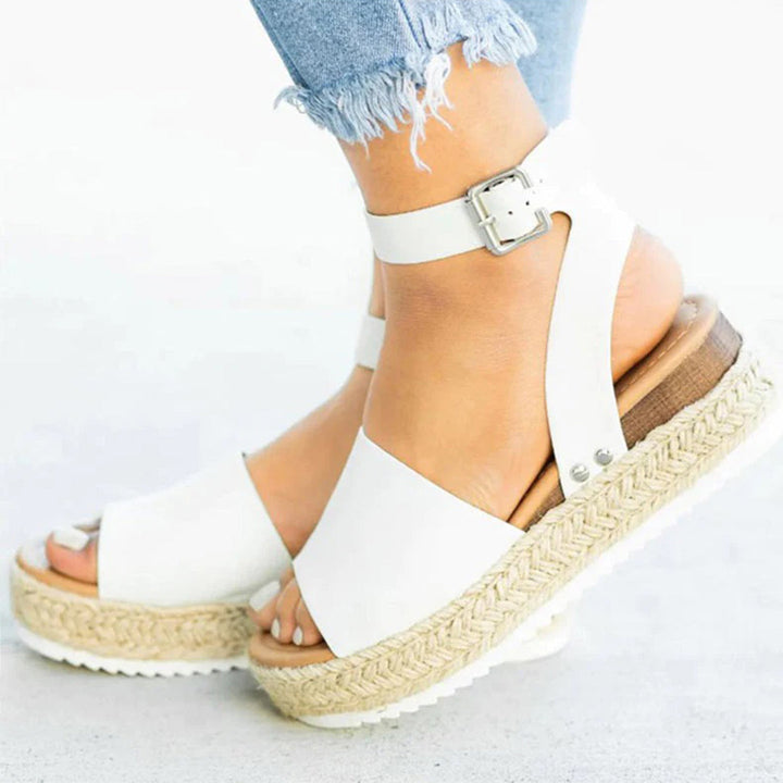 Soléa - Sandali estivi eleganti e confortevoli con plateau per le donne