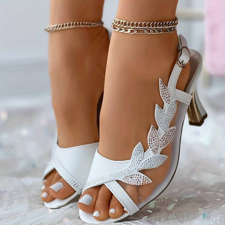 JOHANNA - Eleganti sandali da donna con tacco alto e rete traspirante per un look alla moda