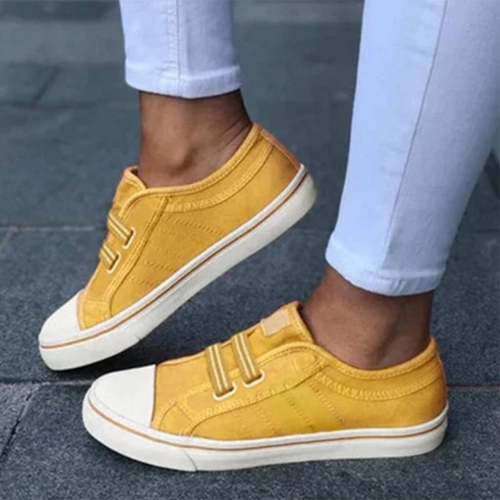 Comodi sandali da donna con cinturino elastico e suola in gomma resistente - facili da indossare e alla moda