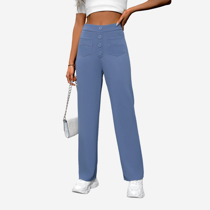 Liva - Pantaloni eleganti a vita alta da donna per un'eleganza e una sicurezza eccezionali