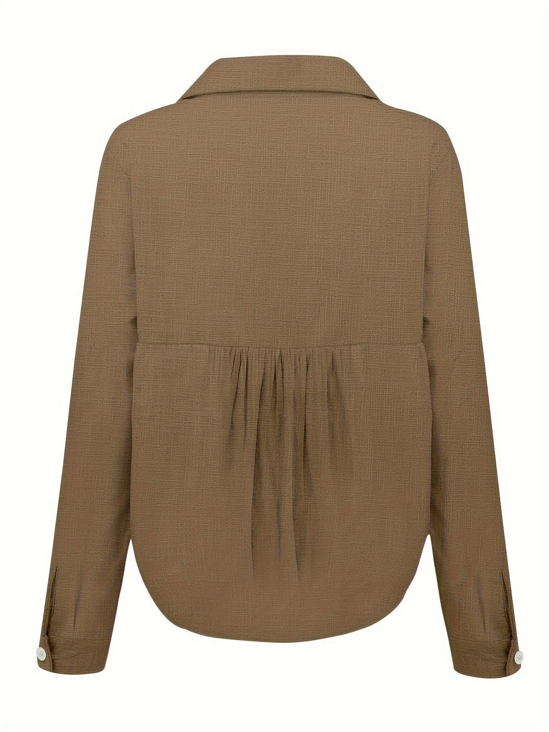 Elegante T-shirt a tracolla da donna in cotone melange con spalline lunghe e confortevoli
