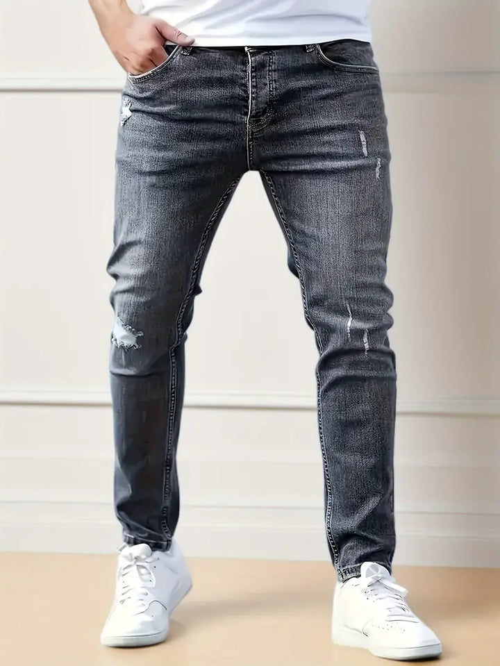 Eleganti jeans da uomo Slim Fit Stretch - comfort ed eleganza per tutti i giorni