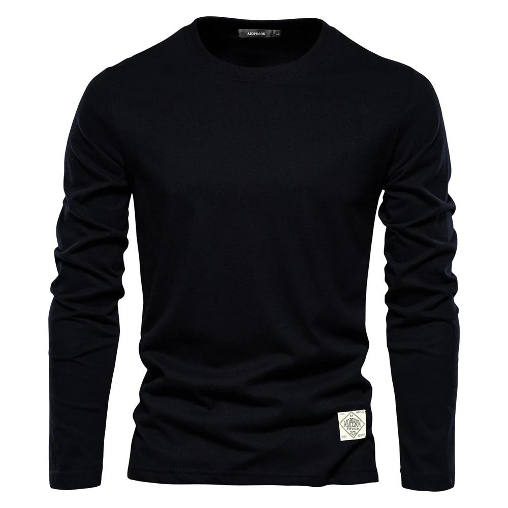 Elegante T-shirt a maniche lunghe da uomo per ogni occasione