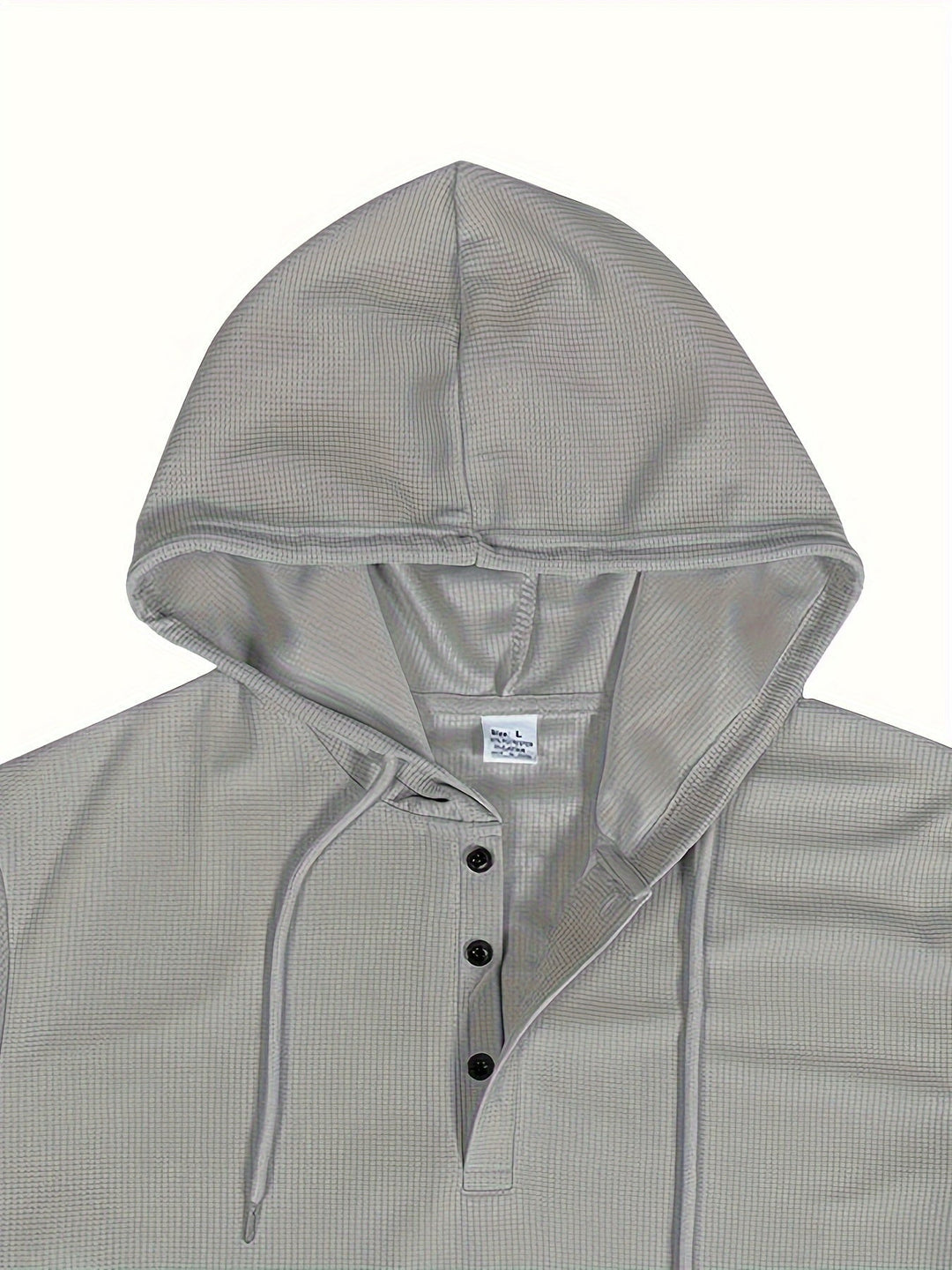 Set tuta da uomo con comoda felpa con cappuccio con colletto abbottonato e pratiche tasche - moderne scarpe da corsa con cordino per un comfort totale