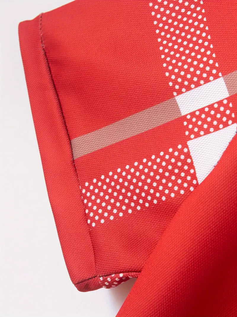 Camisa Polo para Hombre con Estilo Cuadrados - Ajuste Slim y Manga Corta para un Look Casual y Clásico