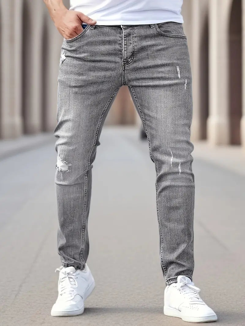 Eleganti jeans da uomo Slim Fit Stretch - comfort ed eleganza per tutti i giorni