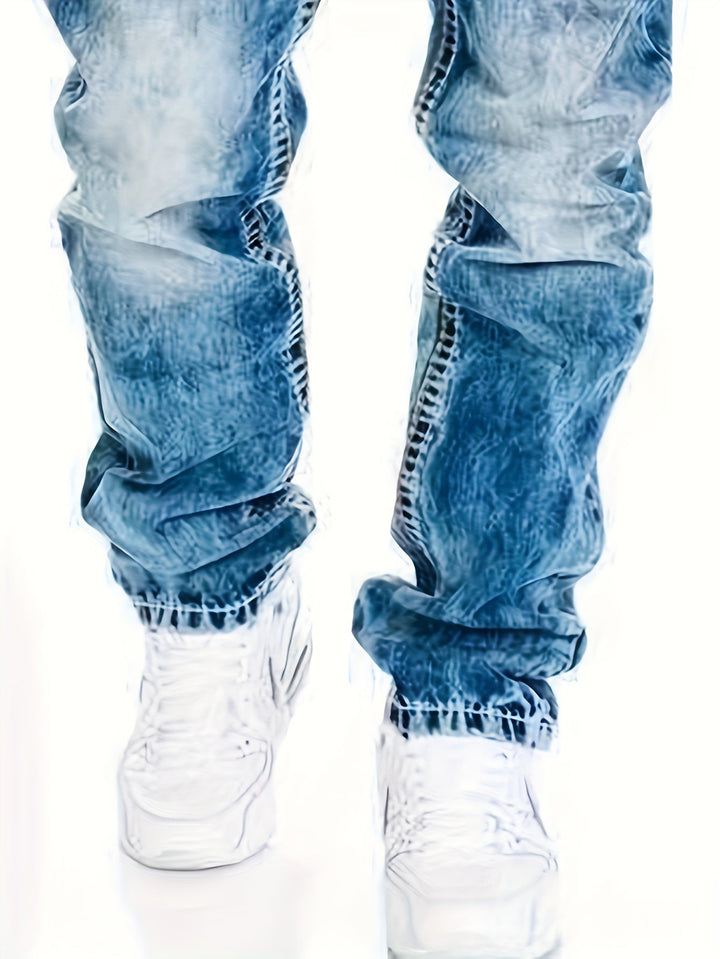 Jeans Rugged Twisted Punk da uomo - abbigliamento elegante e resistente per ogni occasione