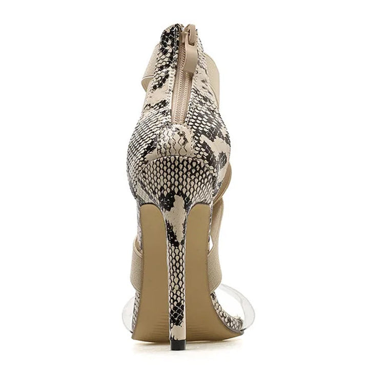 Sandali eleganti da donna in stile moderno e incrociato