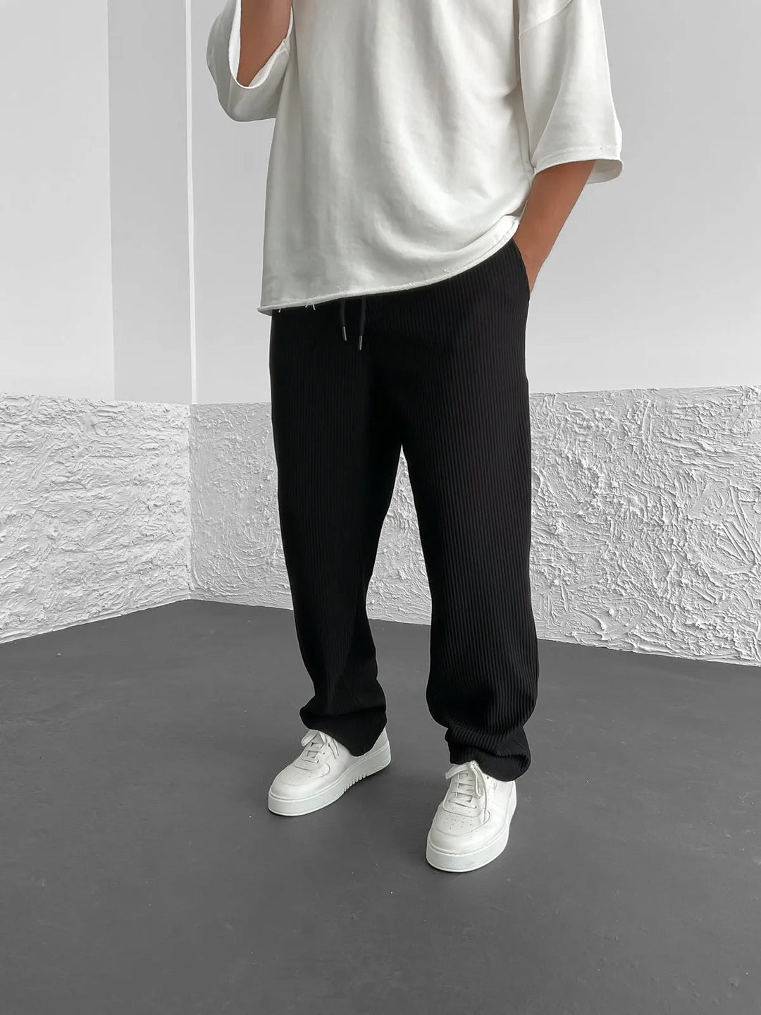 Pantaloni Virgile™ a coste eleganti per un look alla moda ed elegante