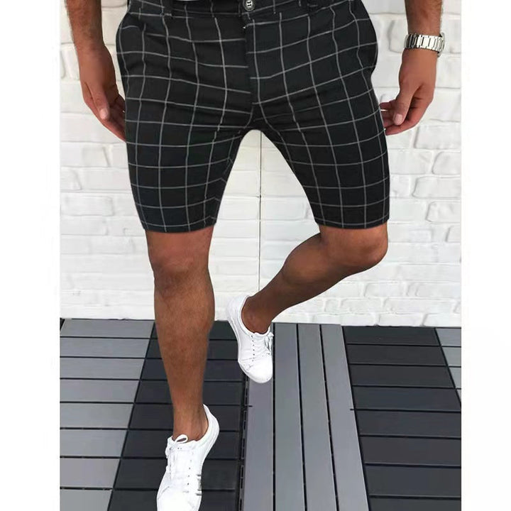 Pantaloncini da uomo con vestibilità regolabile, tessuto traspirante e vita bassa alla moda