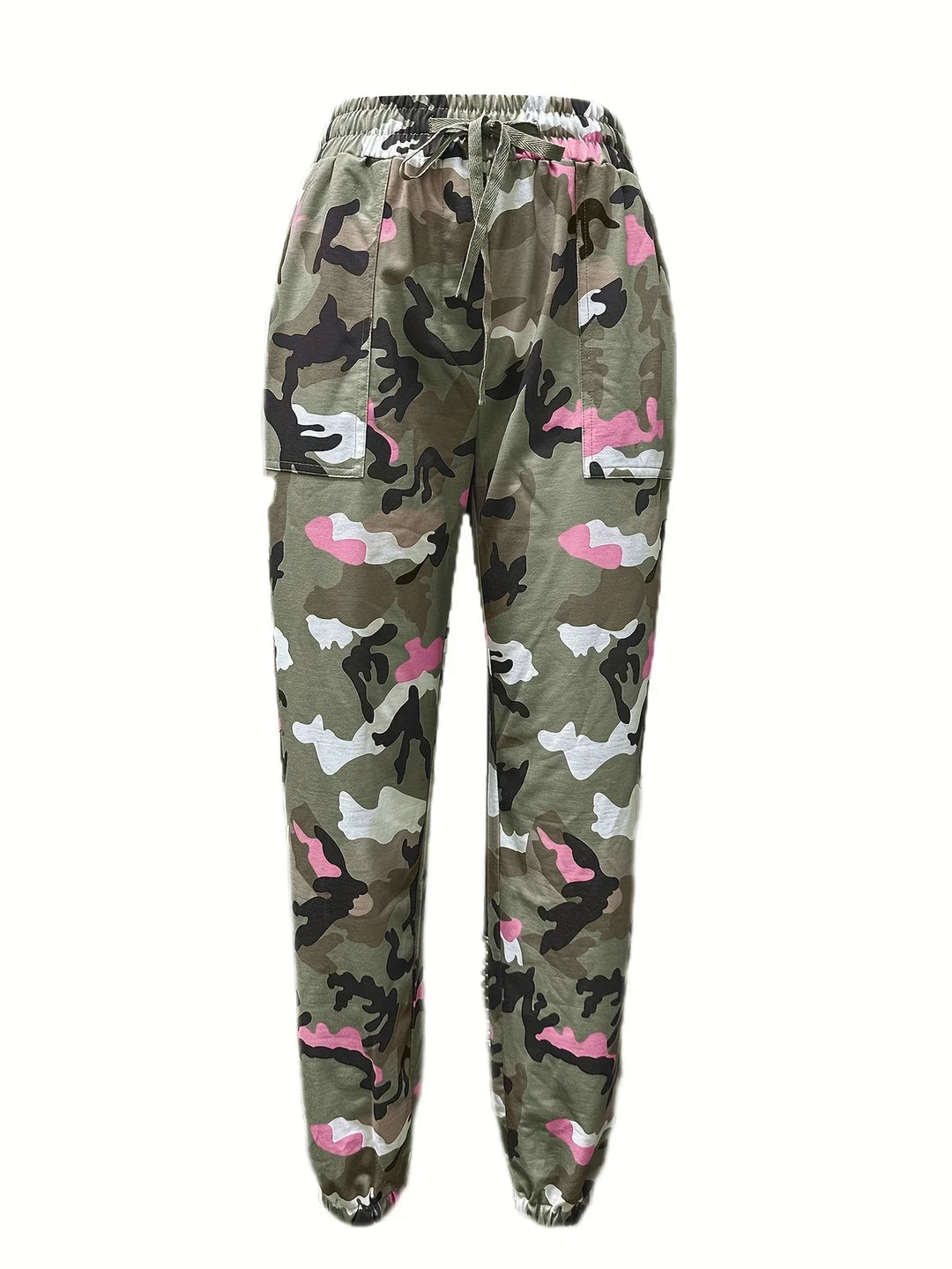 Pantaloni da donna alla moda Kaelis in elegante camouflage - un look insolito e un comfort quotidiano