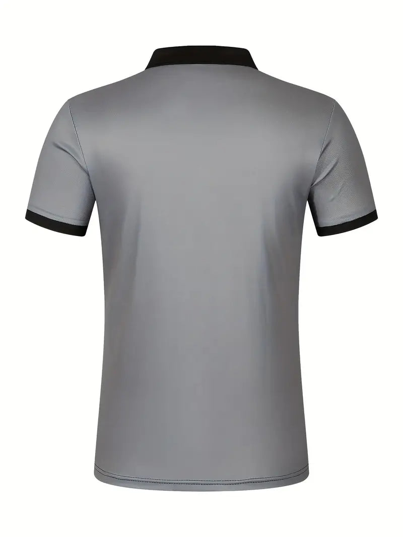 Polo elegante da uomo slim fit con cintura - maniche corte, look casual ed elegante