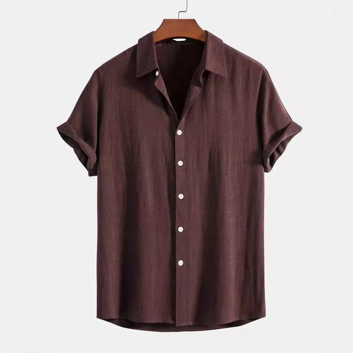 Set da uomo in cotone premium traspirante con pratica chiusura a scatto - versatile e comodo per tutte le stagioni