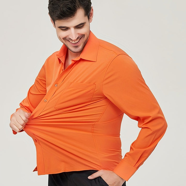 Elegante gilet da uomo in tessuto di cotone traspirante - taglio moderno e manica lunga con bottoni