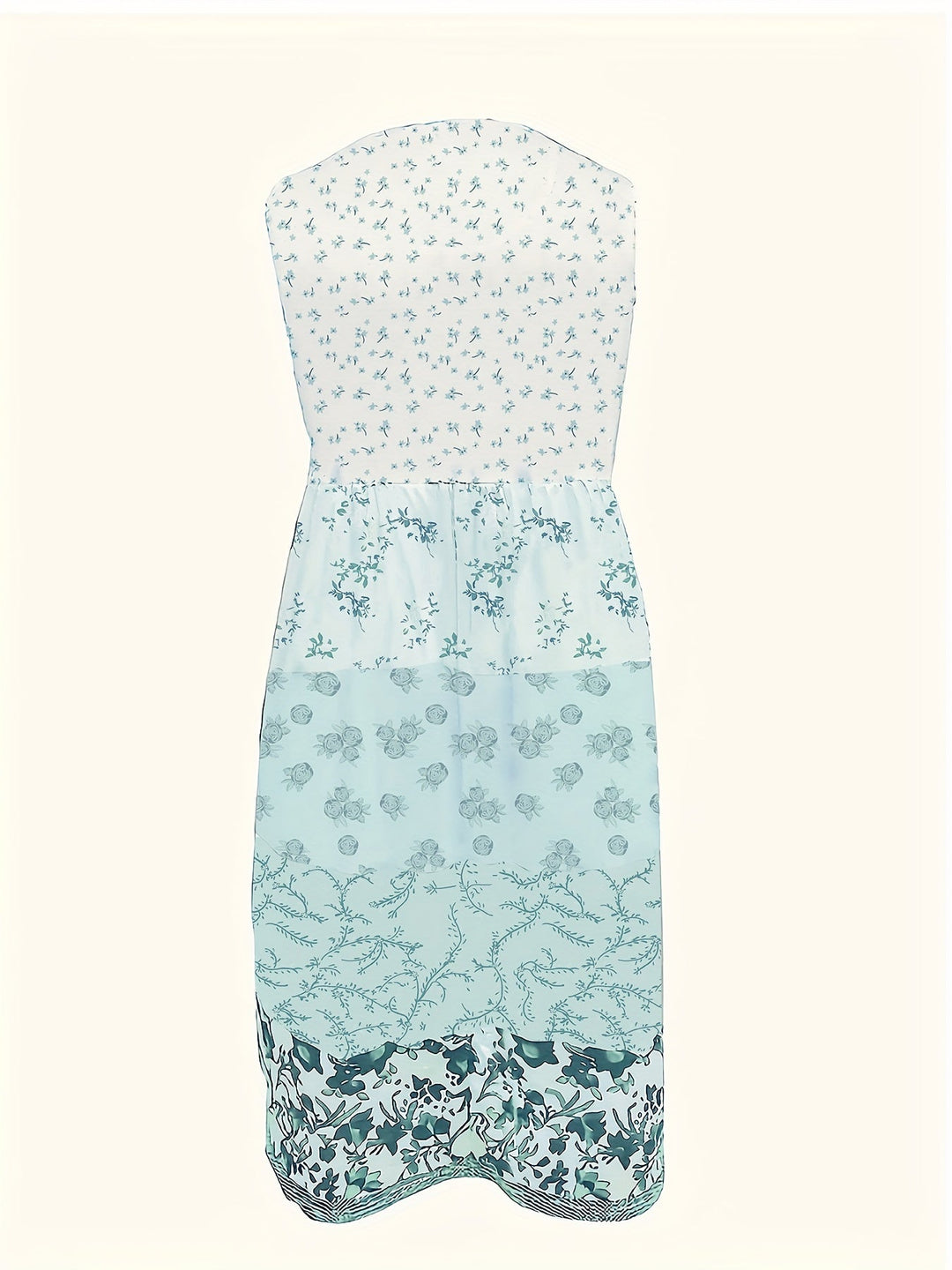 Elegante abito a canotta da donna con motivo floreale - perfetto per la primavera e l'estate
