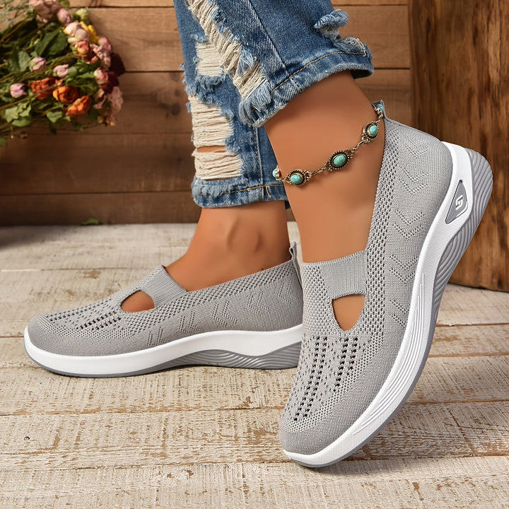 Scarpe da ginnastica senza lacci per donna - Tejido transpirable - Suela acolchada - Estilo casual de corte bajo