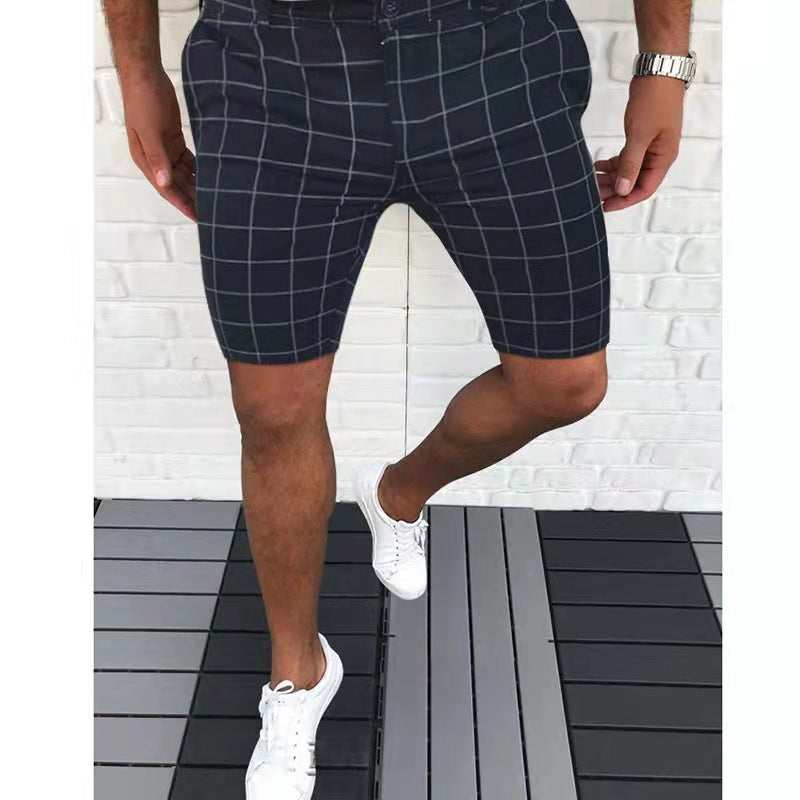 Pantaloncini da uomo con vestibilità regolabile, tessuto traspirante e vita bassa alla moda