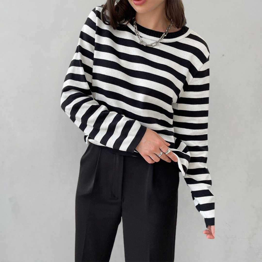 Elin - Felpa a righe per donne alla moda