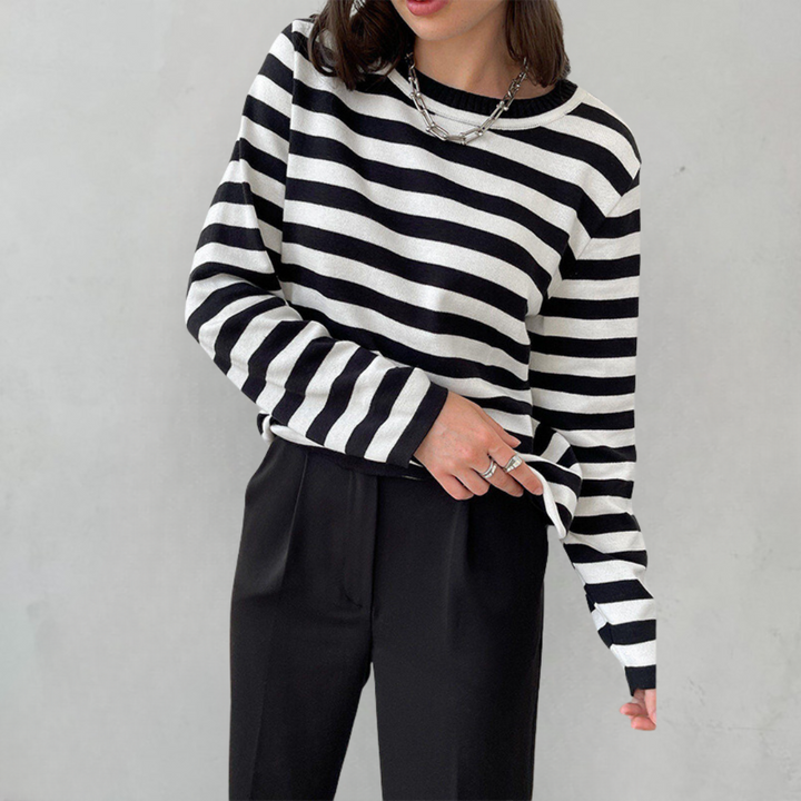 Elin - Felpa a righe per donne alla moda