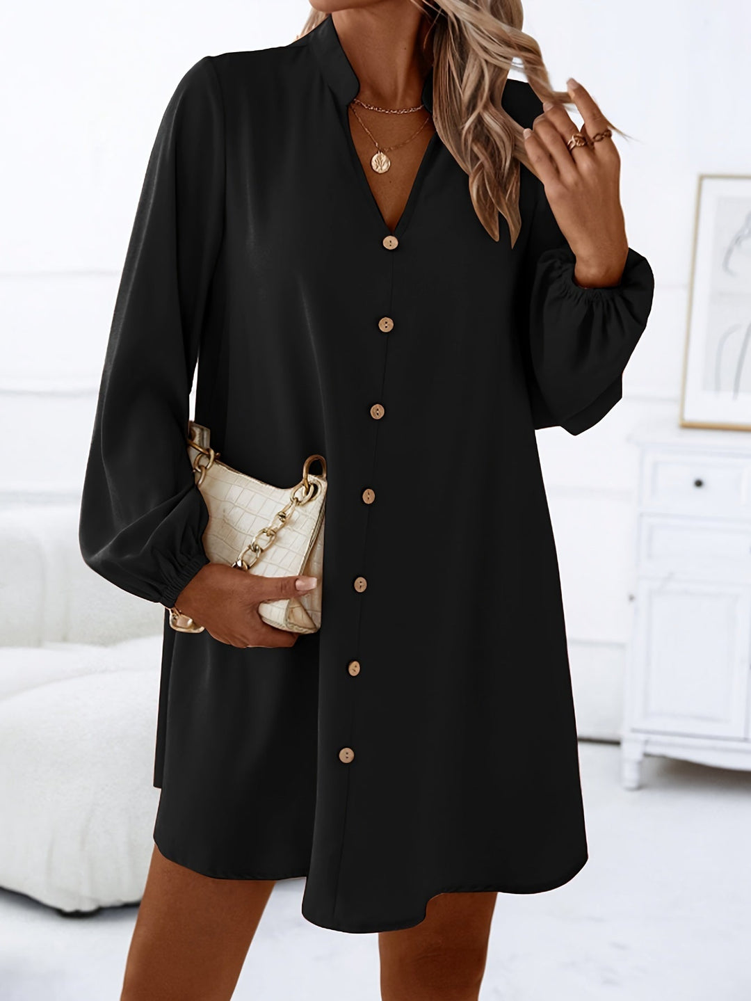 Elegante accappatoio da donna a maniche lunghe - eleganza e comfort in un unico prodotto