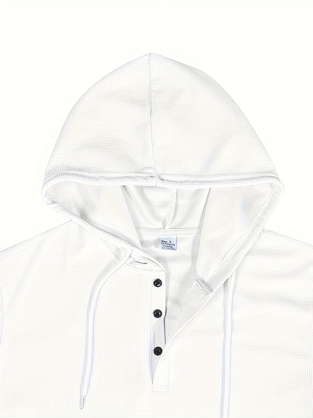 Set tuta da uomo con comoda felpa con cappuccio con colletto abbottonato e pratiche tasche - moderne scarpe da corsa con cordino per un comfort totale