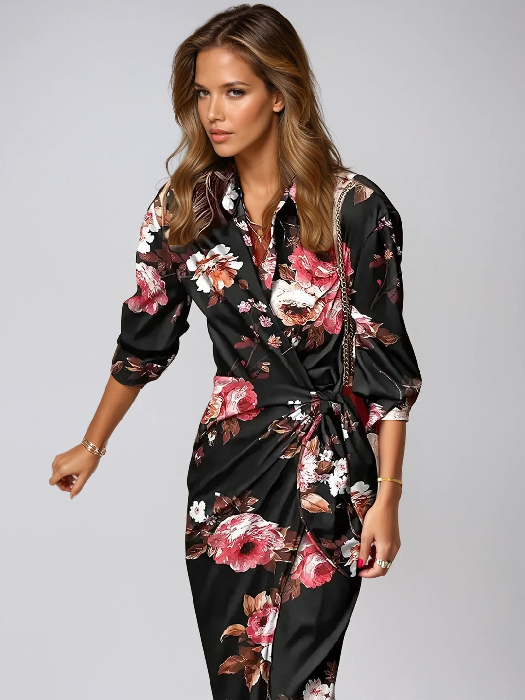 Liliana - Maxi abito elegante e alla moda, ideale per le donne sicure di sé