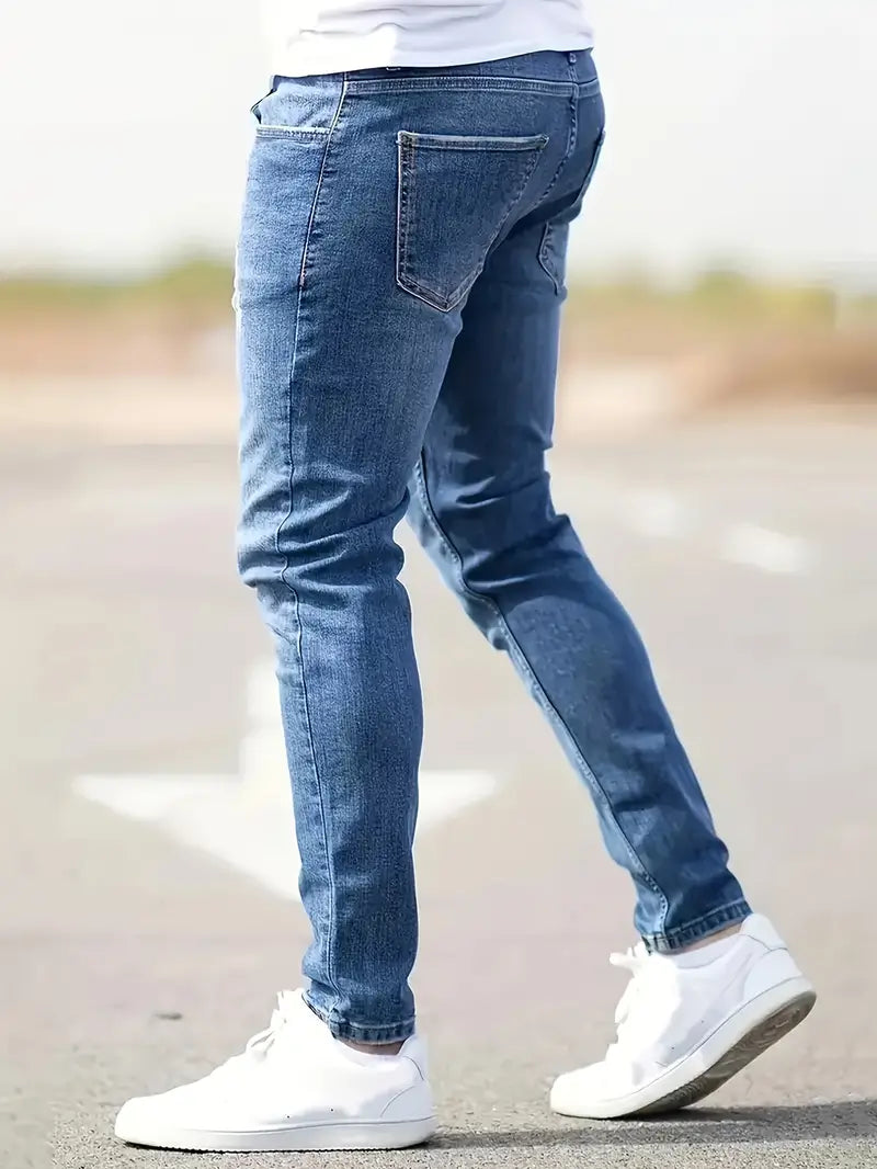 Eleganti jeans da uomo Slim Fit Stretch - comfort ed eleganza per tutti i giorni