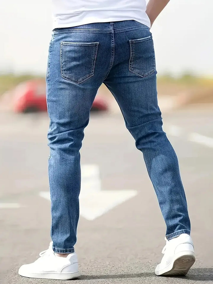 Eleganti jeans da uomo Slim Fit Stretch - comfort ed eleganza per tutti i giorni