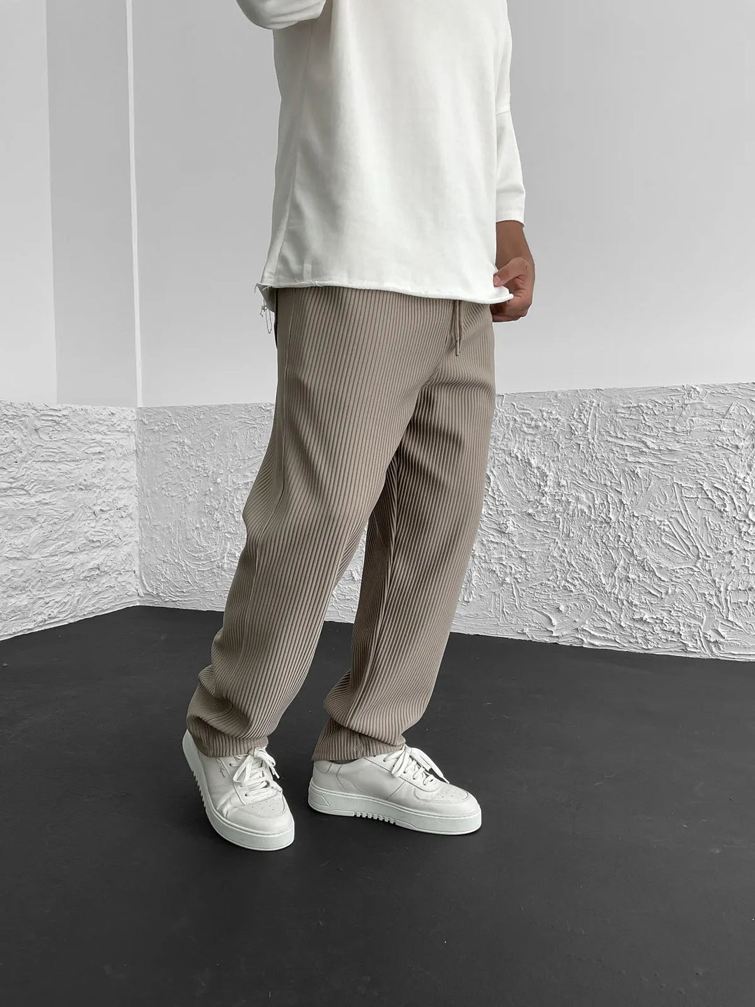 Pantaloni Virgile™ a coste eleganti per un look alla moda ed elegante
