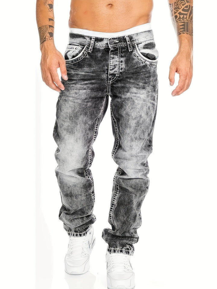 Jeans Rugged Twisted Punk da uomo - abbigliamento elegante e resistente per ogni occasione